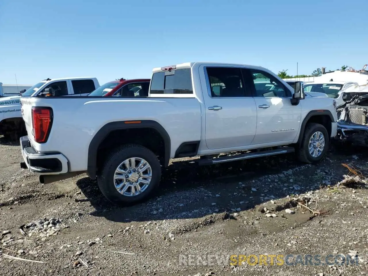 3 fotografías del automóvil dañado 1GT49WEY5MF181544 GMC SIERRA 2021