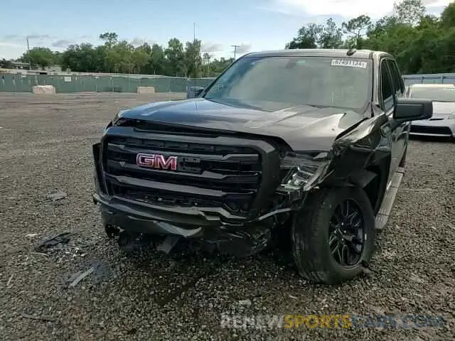 10 fotografías del automóvil dañado 1GTP8CED0MZ397375 GMC SIERRA 2021