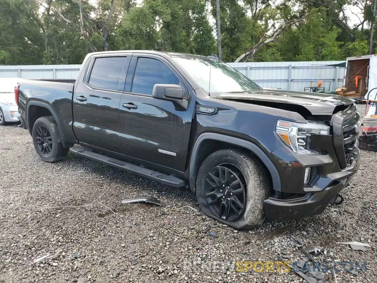 4 fotografías del automóvil dañado 1GTP8CED0MZ397375 GMC SIERRA 2021