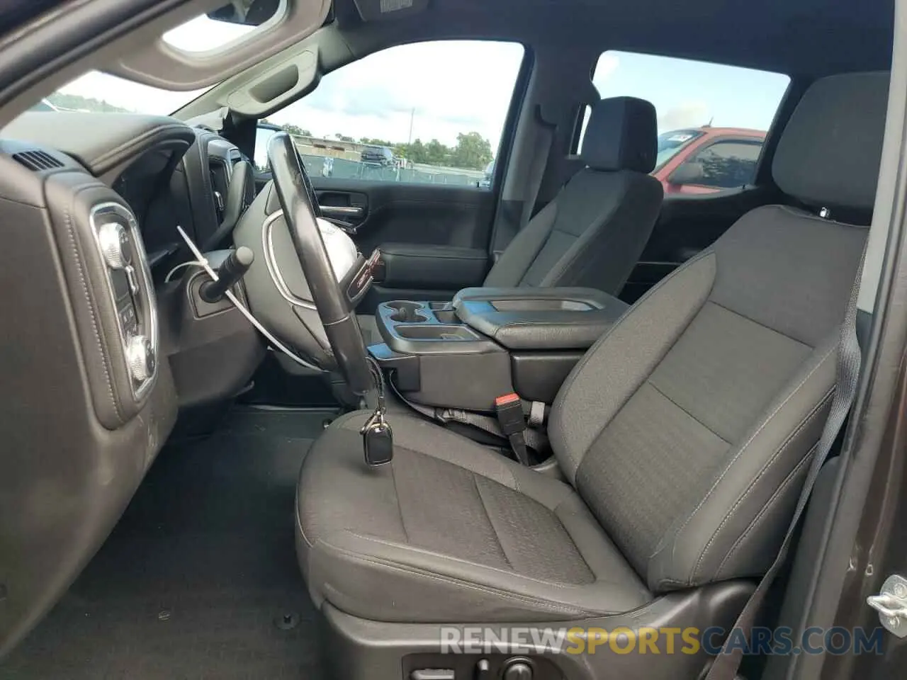 7 fotografías del automóvil dañado 1GTP8CED0MZ397375 GMC SIERRA 2021