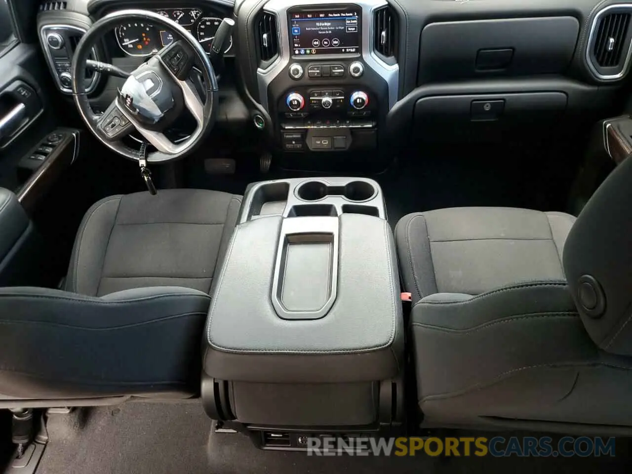 8 fotografías del automóvil dañado 1GTP8CED0MZ397375 GMC SIERRA 2021