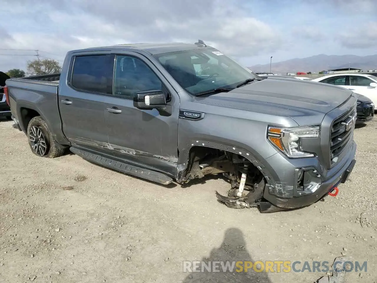 4 fotografías del automóvil dañado 1GTP9EED8MZ447240 GMC SIERRA 2021