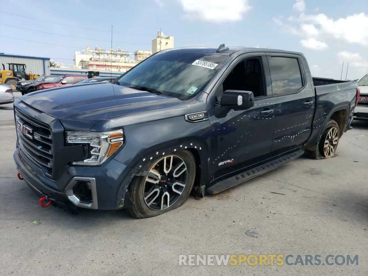 1 fotografías del automóvil dañado 1GTP9EEDXMZ198486 GMC SIERRA 2021