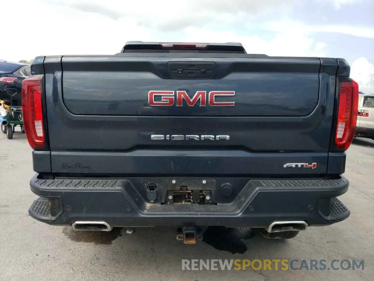 6 fotografías del automóvil dañado 1GTP9EEDXMZ198486 GMC SIERRA 2021