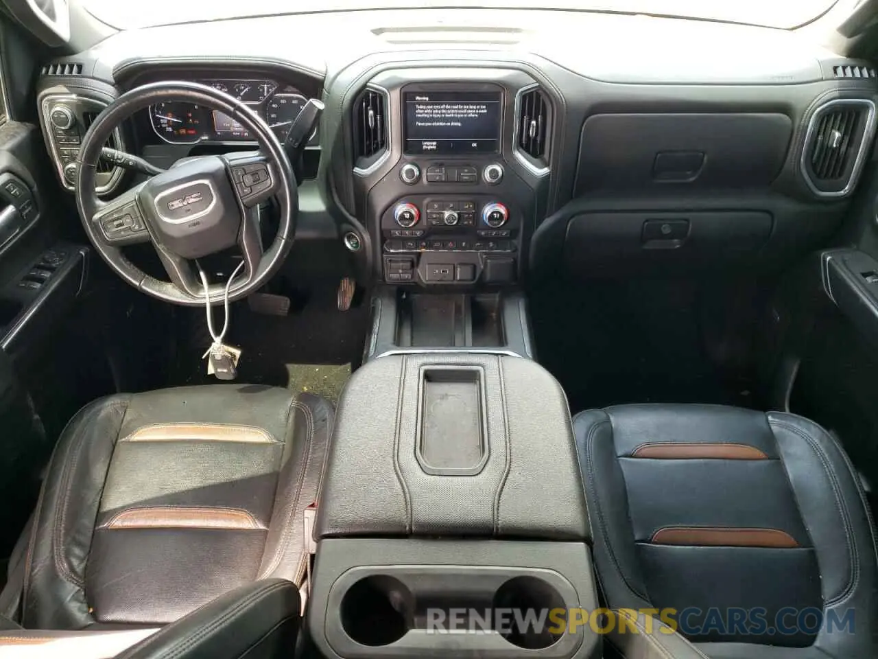 8 fotografías del automóvil dañado 1GTP9EEDXMZ198486 GMC SIERRA 2021