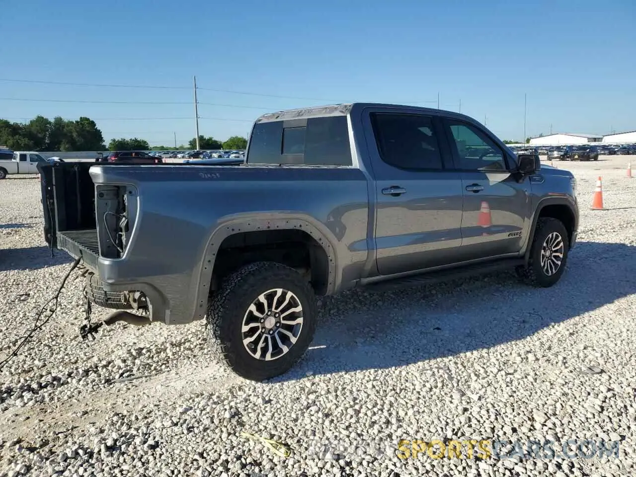 3 fotografías del automóvil dañado 1GTP9EEL0MZ209843 GMC SIERRA 2021