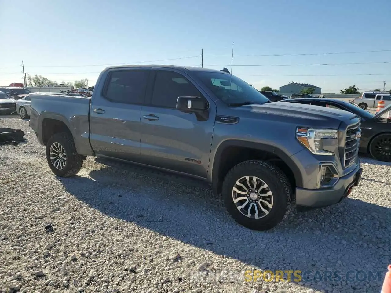4 fotografías del automóvil dañado 1GTP9EEL0MZ209843 GMC SIERRA 2021