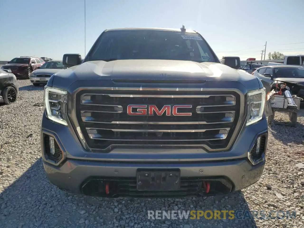 5 fotografías del automóvil dañado 1GTP9EEL0MZ209843 GMC SIERRA 2021