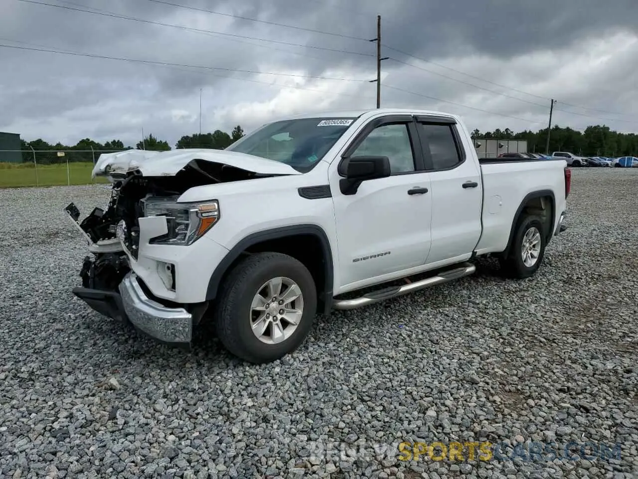 1 fotografías del automóvil dañado 1GTR8AEF4MZ101322 GMC SIERRA 2021