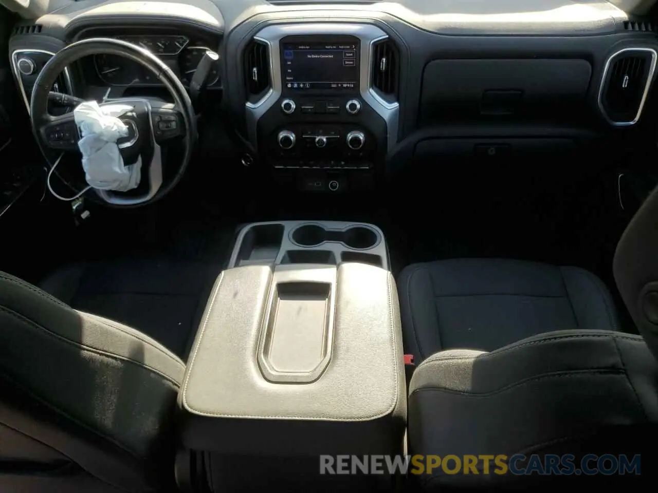 8 fotografías del automóvil dañado 1GTR8BED1MZ293481 GMC SIERRA 2021