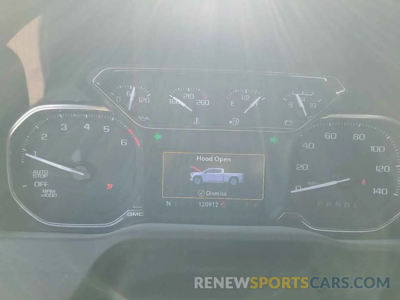 9 fotografías del automóvil dañado 1GTR8BED1MZ293481 GMC SIERRA 2021