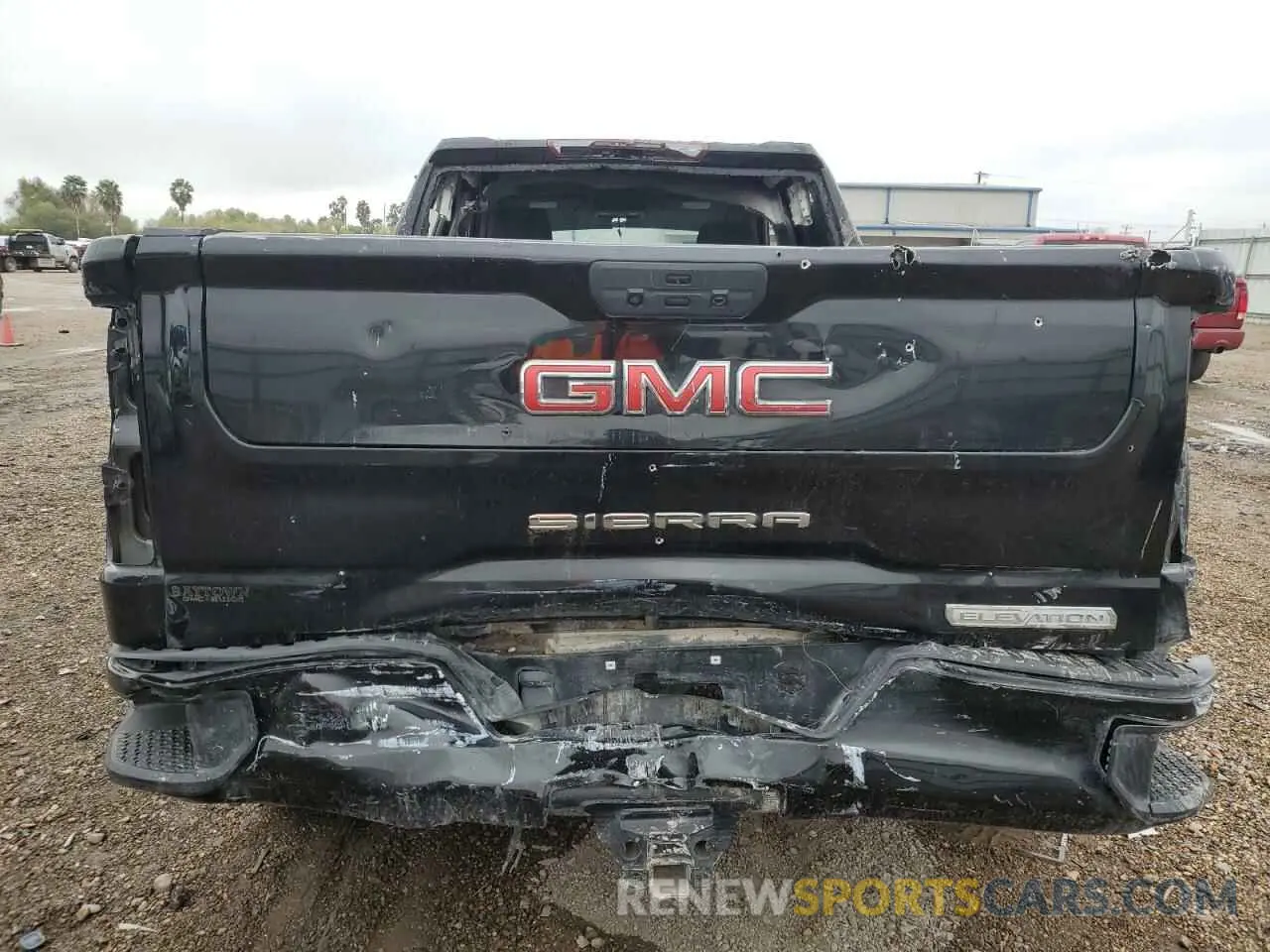 6 fotografías del automóvil dañado 1GTR8CED9MZ446405 GMC SIERRA 2021