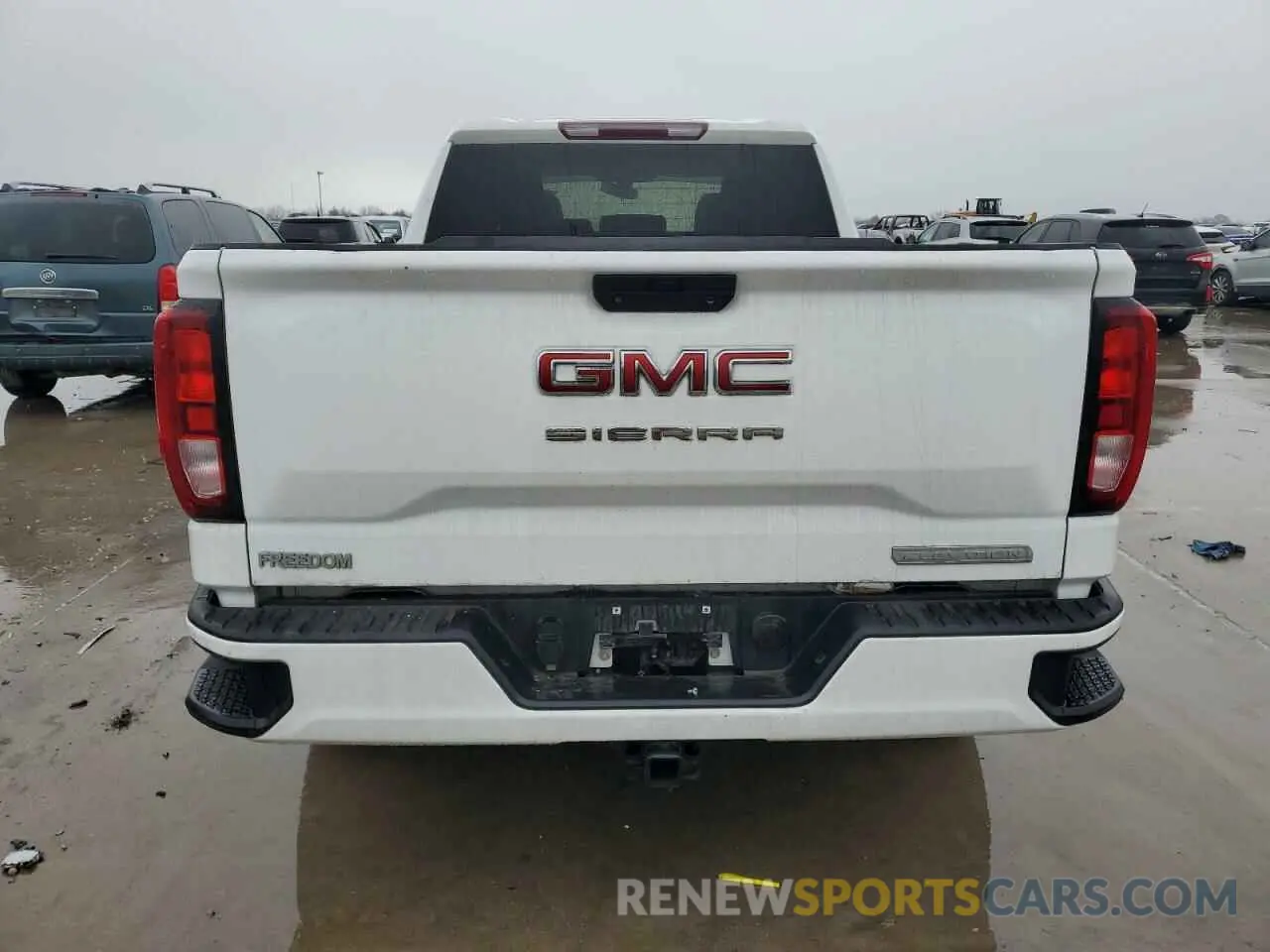 6 fotografías del automóvil dañado 1GTR8CEK2MZ239904 GMC SIERRA 2021