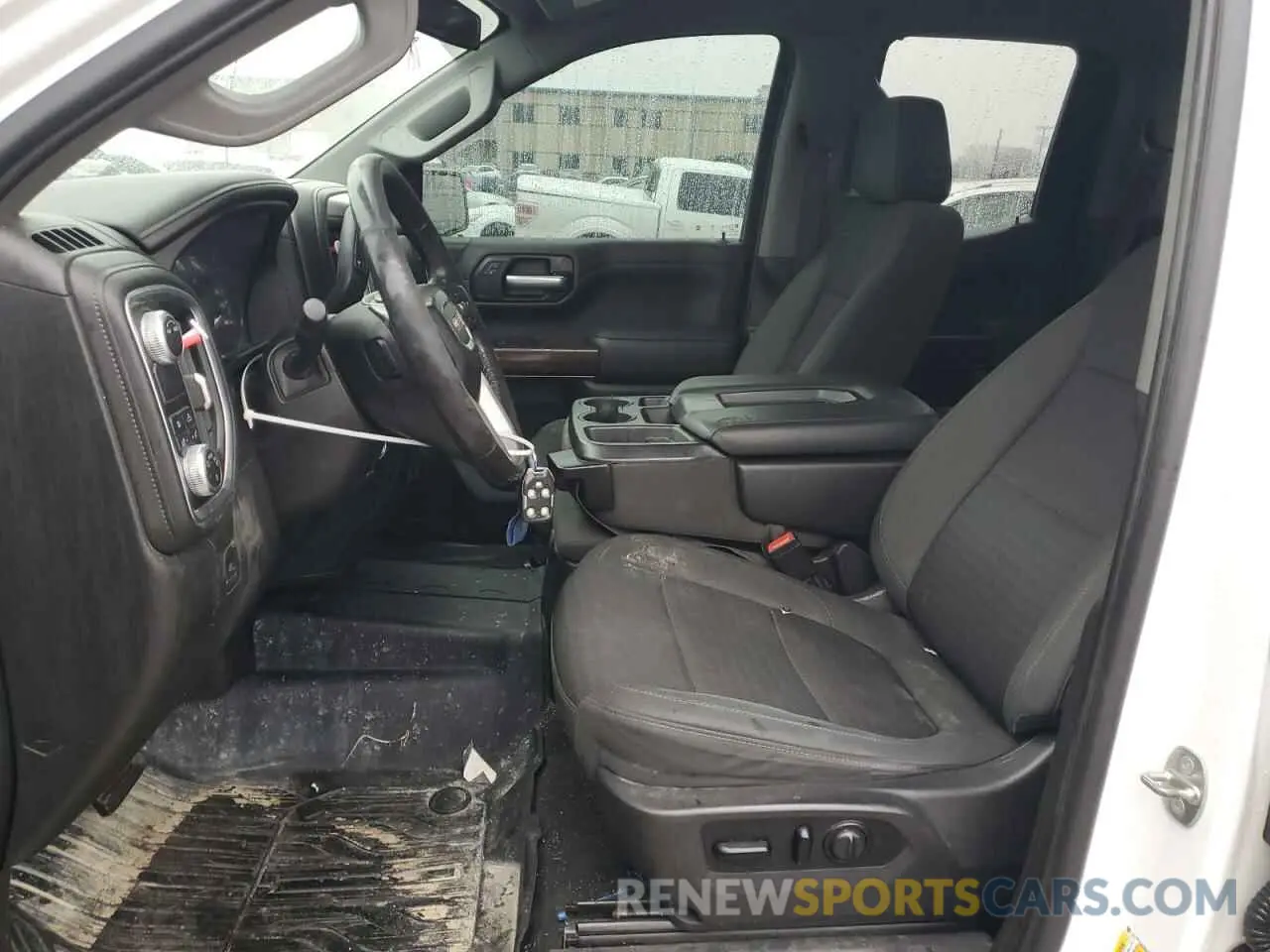 7 fotografías del automóvil dañado 1GTR8CEK2MZ239904 GMC SIERRA 2021
