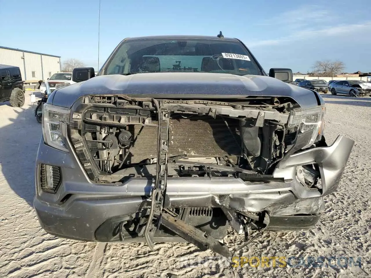 5 fotografías del automóvil dañado 1GTR8CEK4MZ200439 GMC SIERRA 2021