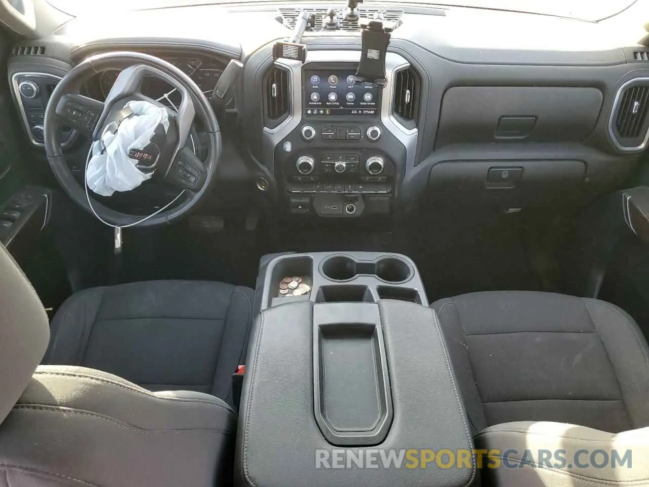 8 fotografías del automóvil dañado 1GTR8CEK4MZ200439 GMC SIERRA 2021