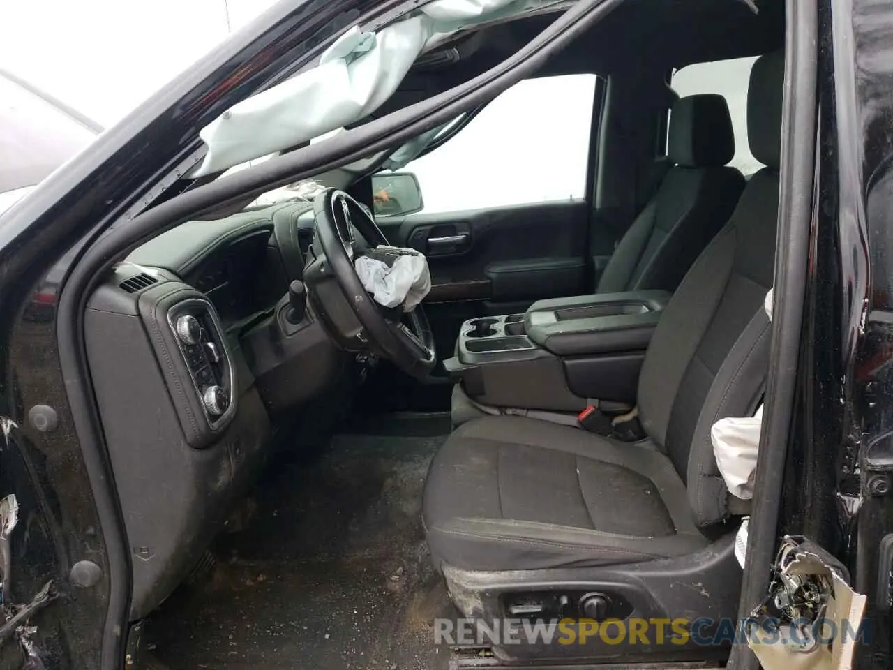 7 fotografías del automóvil dañado 1GTR9BED3MZ345089 GMC SIERRA 2021