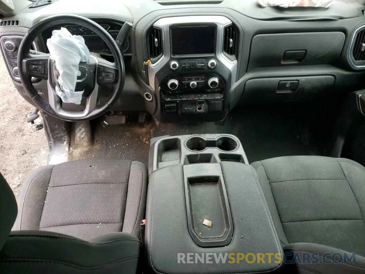 8 fotografías del automóvil dañado 1GTR9BED3MZ345089 GMC SIERRA 2021