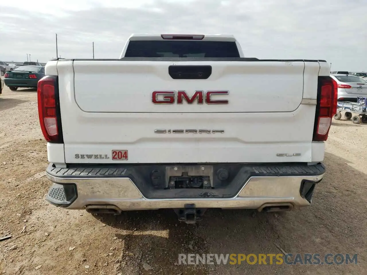 6 fotografías del automóvil dañado 1GTR9BEDXMZ415428 GMC SIERRA 2021