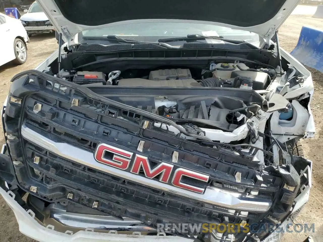 11 fotografías del automóvil dañado 1GTR9BEK9MZ307123 GMC SIERRA 2021