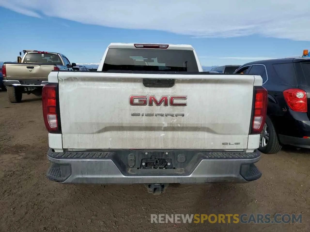 6 fotografías del automóvil dañado 1GTR9BEK9MZ307123 GMC SIERRA 2021