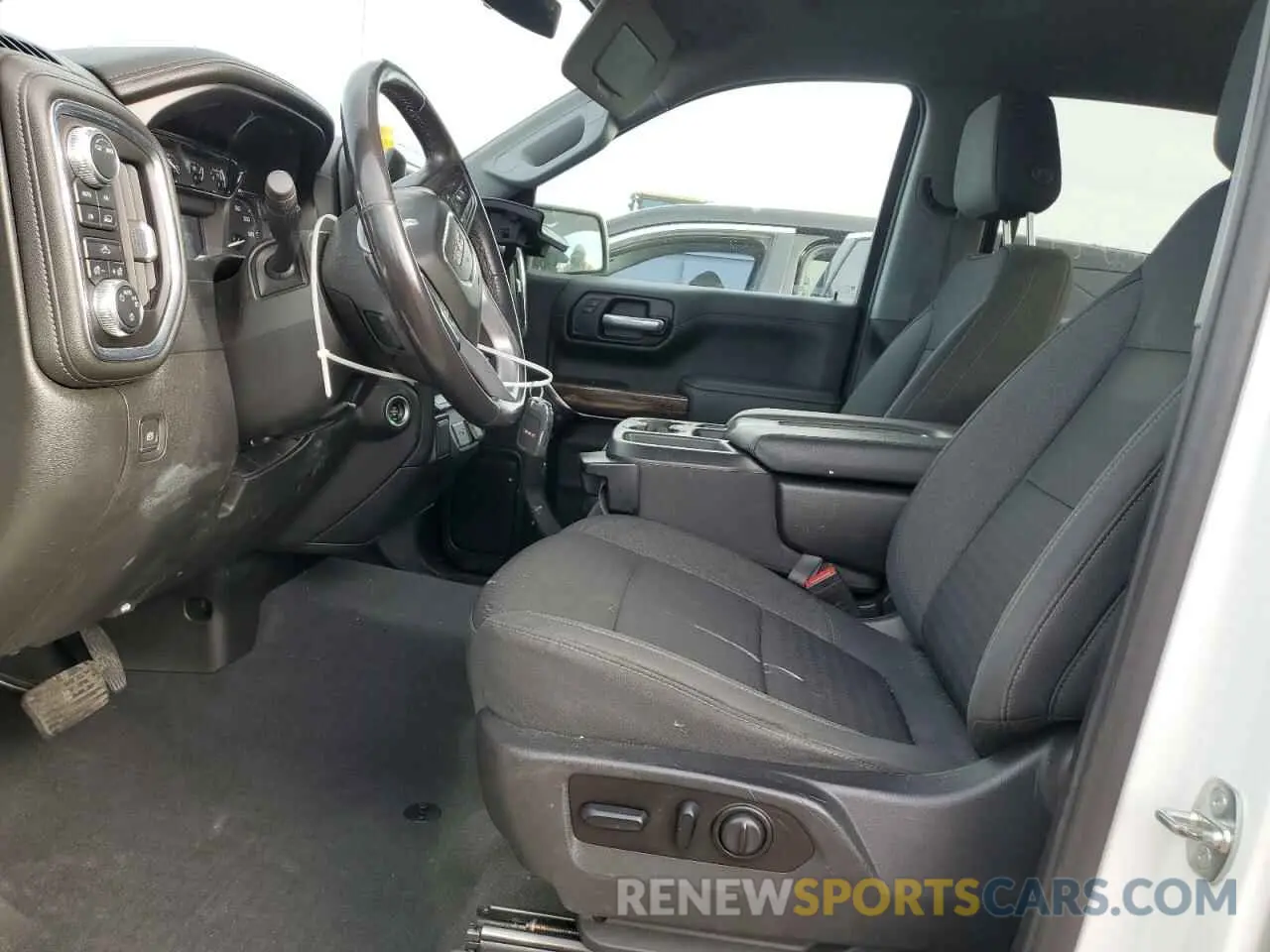 7 fotografías del automóvil dañado 1GTR9BEK9MZ307123 GMC SIERRA 2021