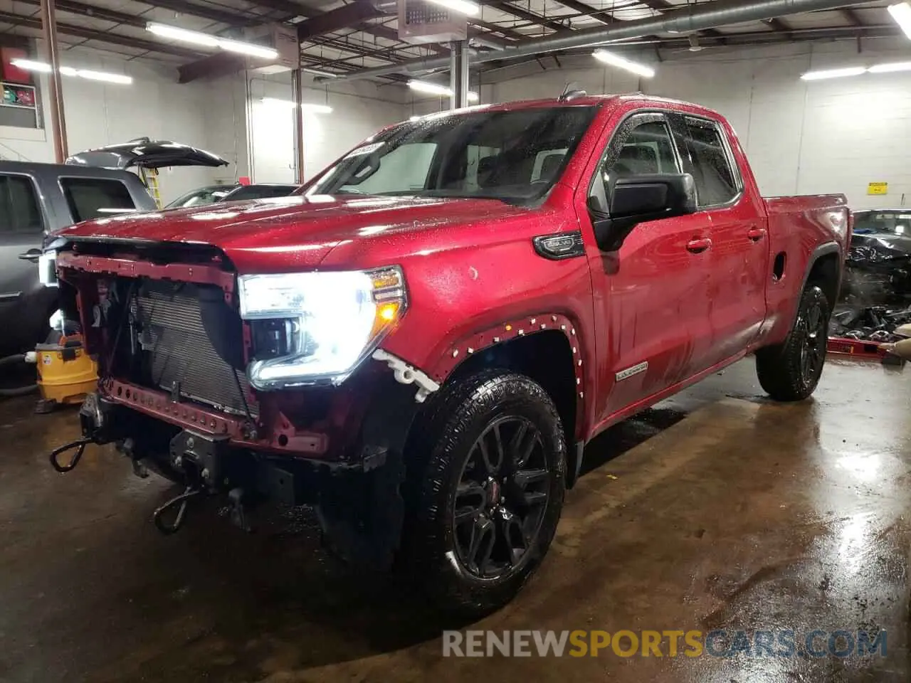 1 fotografías del automóvil dañado 1GTR9CED5MZ374860 GMC SIERRA 2021