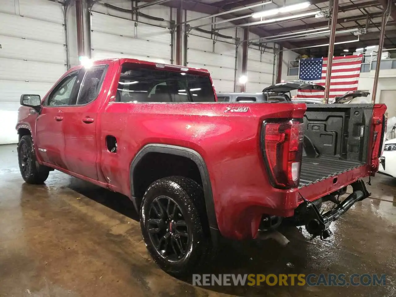 2 fotografías del automóvil dañado 1GTR9CED5MZ374860 GMC SIERRA 2021