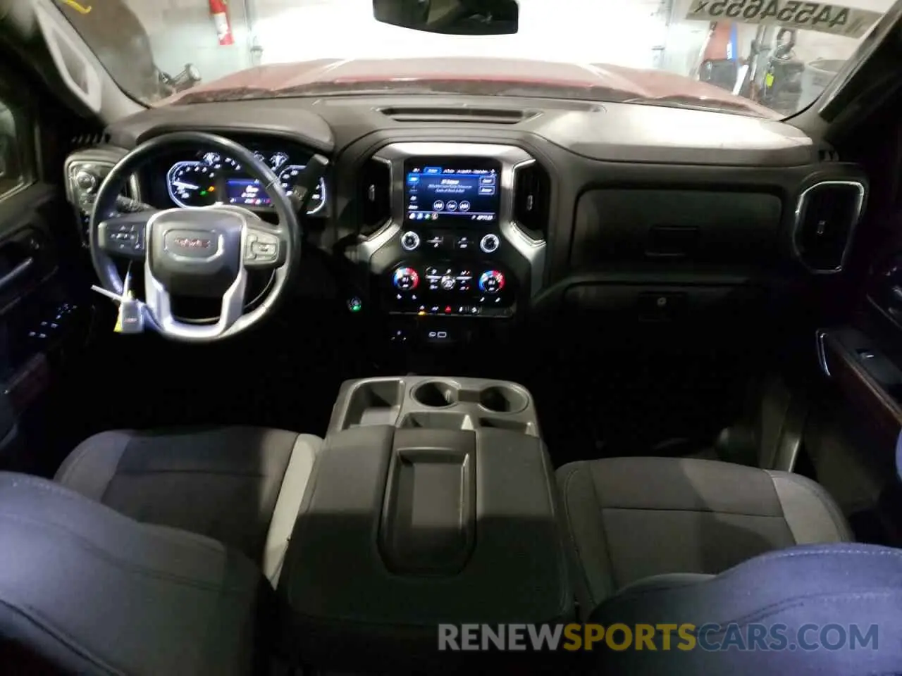 8 fotografías del automóvil dañado 1GTR9CED5MZ374860 GMC SIERRA 2021