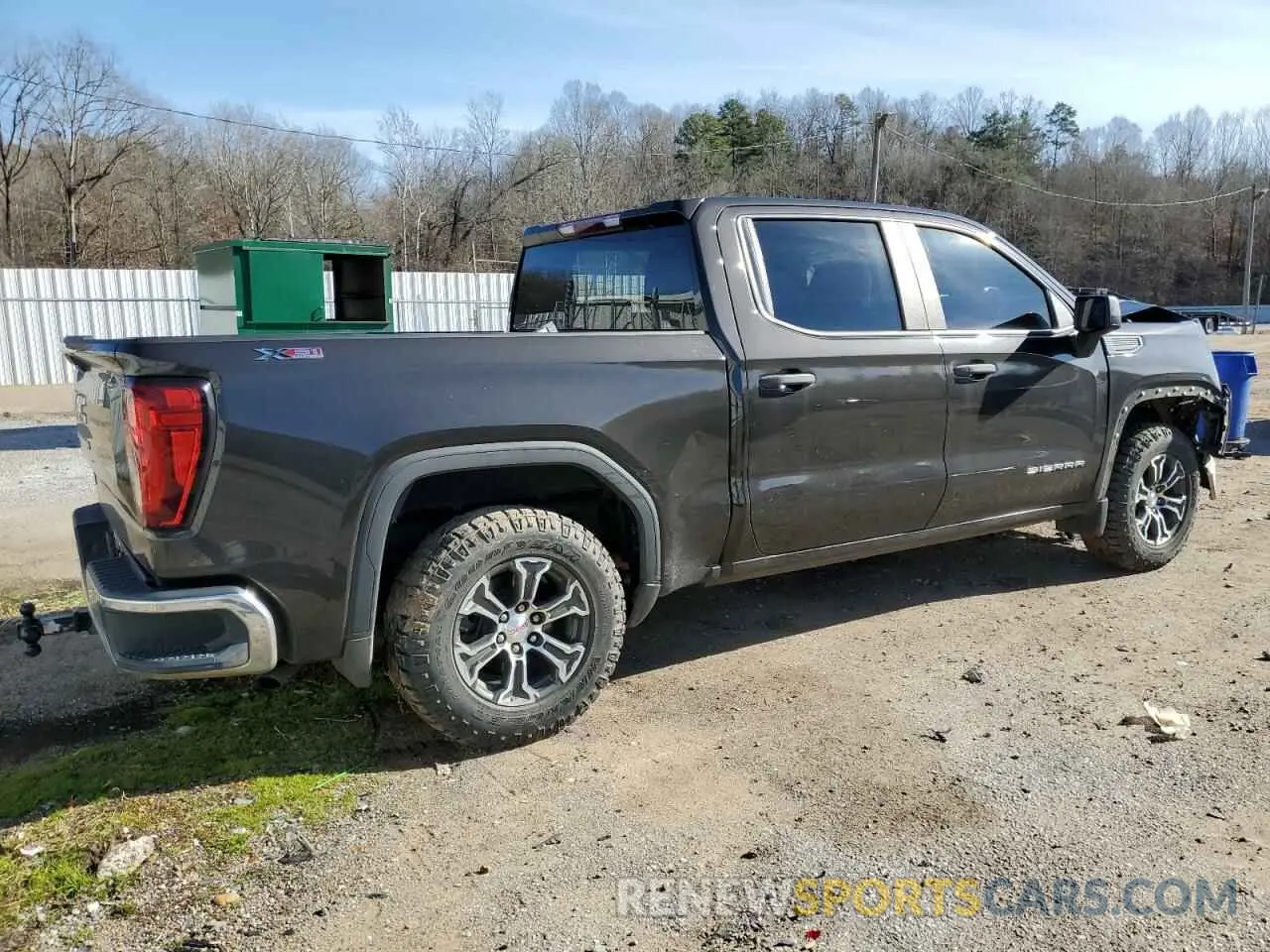 3 fotografías del automóvil dañado 1GTU9AEF4MZ305836 GMC SIERRA 2021