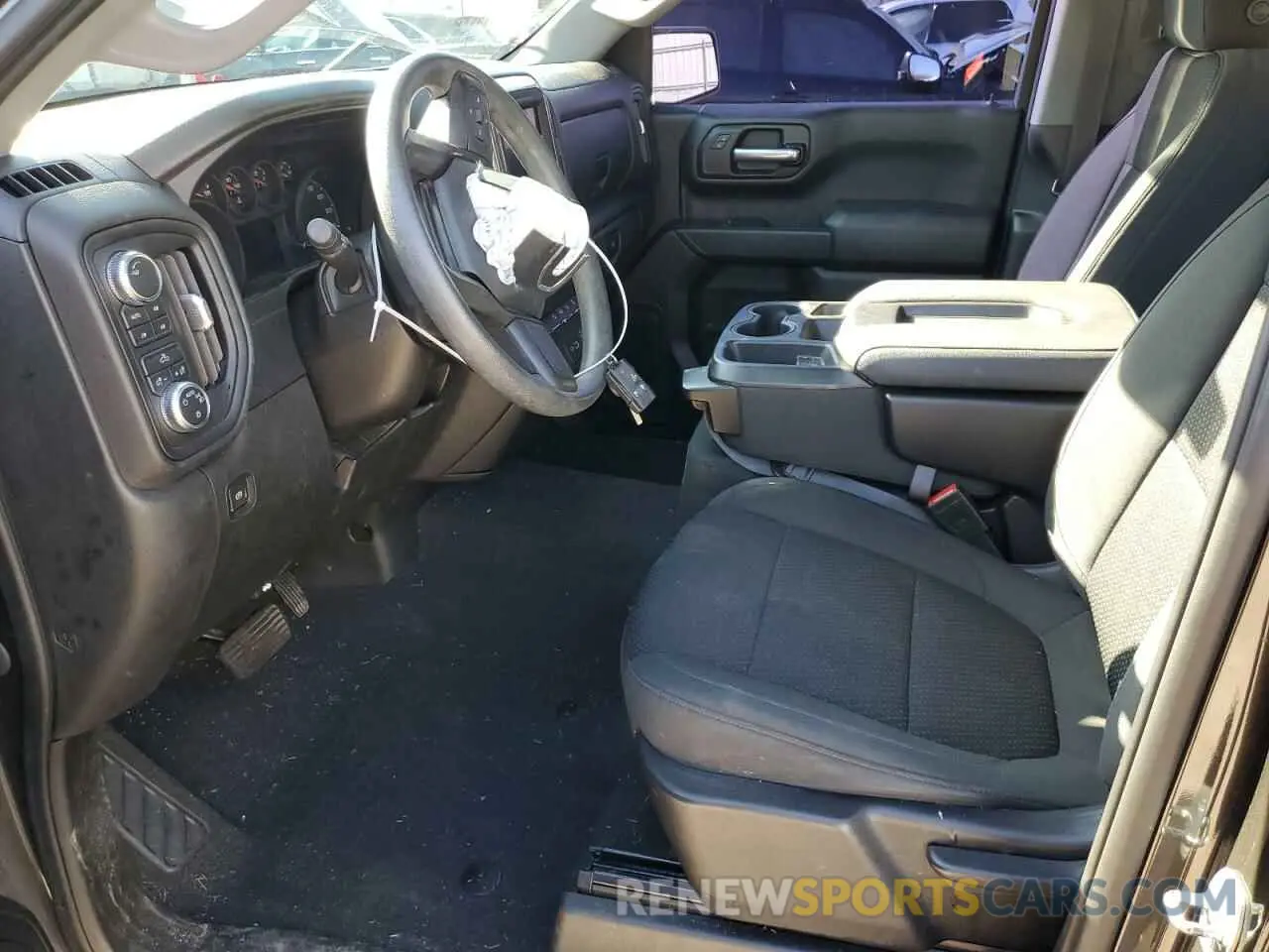 7 fotografías del automóvil dañado 1GTU9AEF4MZ305836 GMC SIERRA 2021
