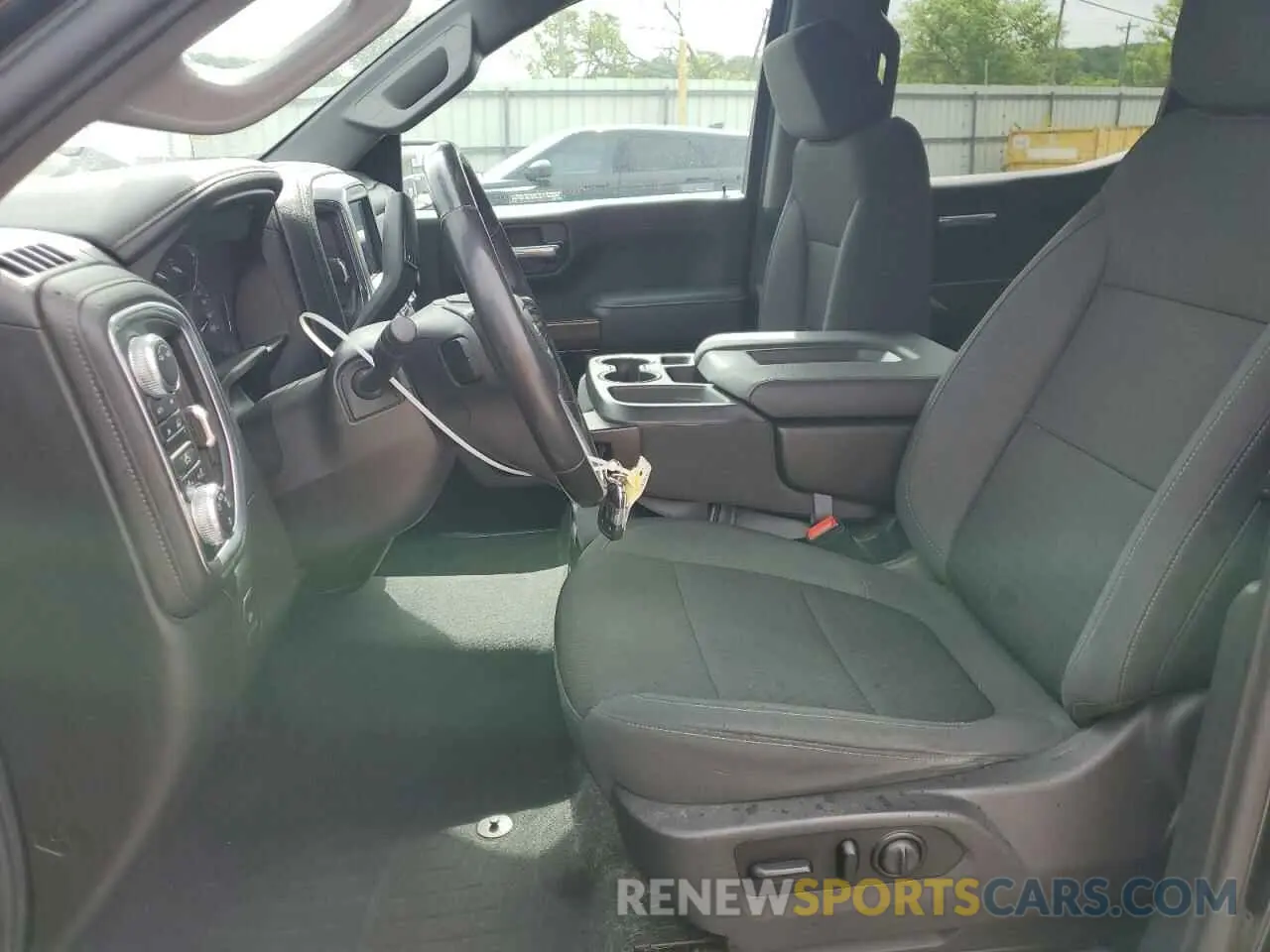 7 fotografías del automóvil dañado 1GTU9BEDXMZ374325 GMC SIERRA 2021