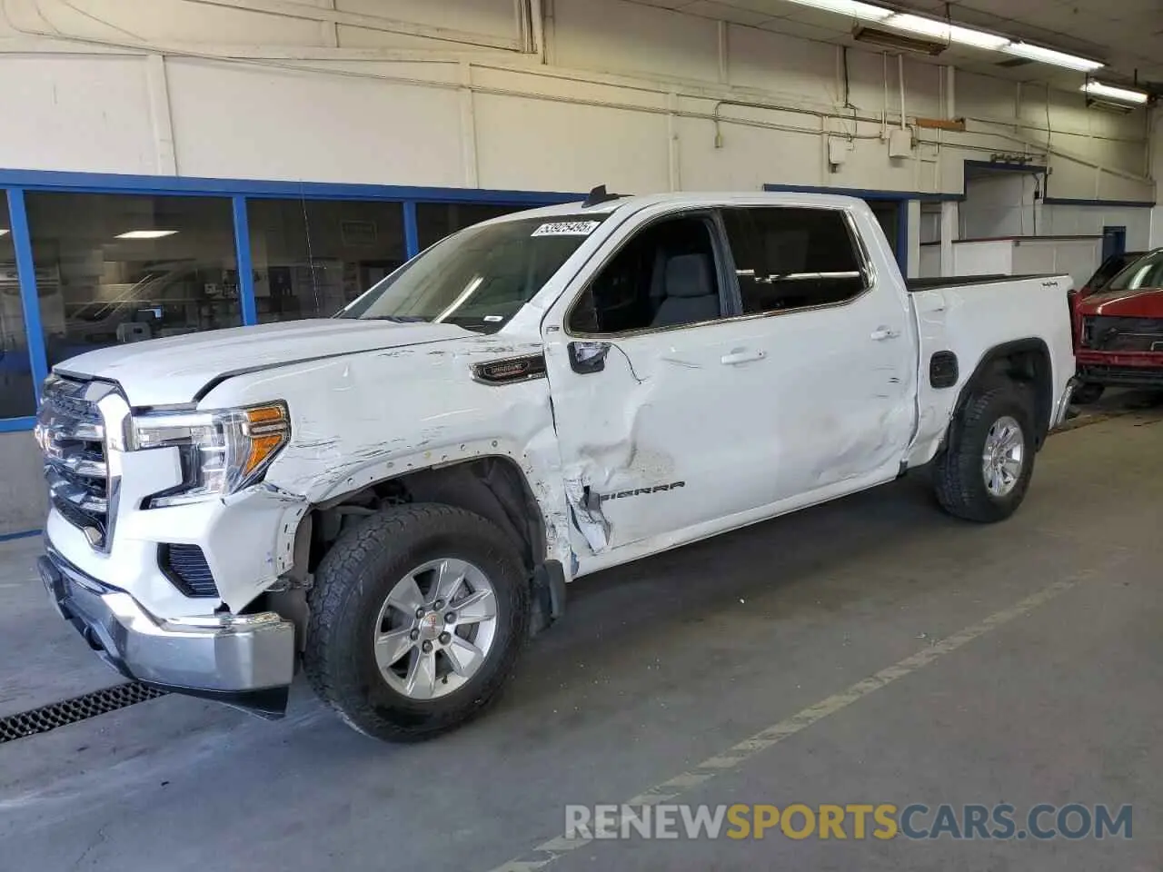 1 fotografías del automóvil dañado 1GTU9BET8MZ315605 GMC SIERRA 2021