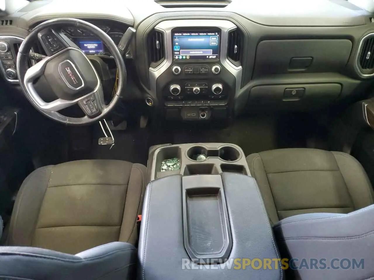 8 fotografías del automóvil dañado 1GTU9BET8MZ315605 GMC SIERRA 2021