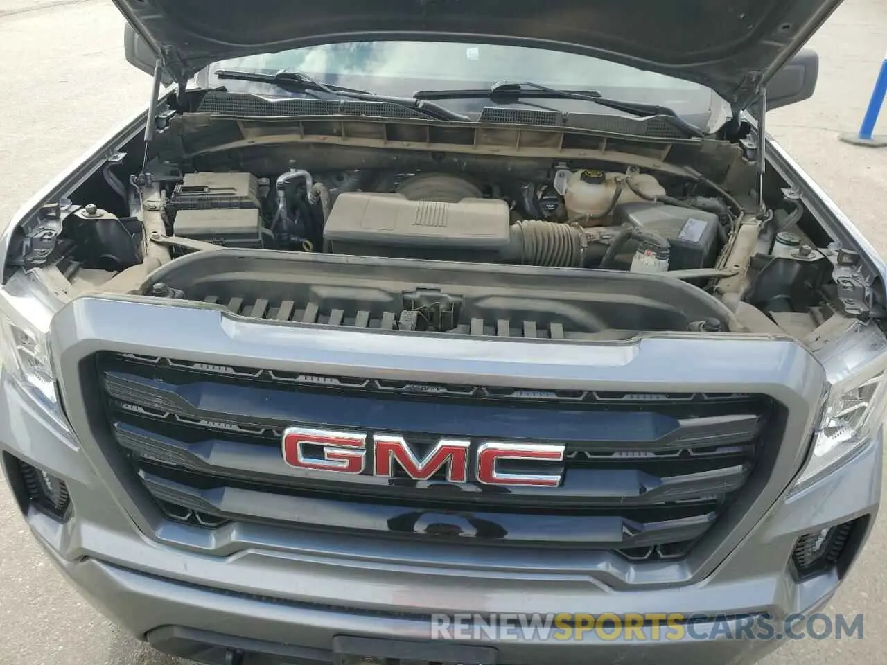 11 fotografías del automóvil dañado 1GTU9CED8MZ345170 GMC SIERRA 2021