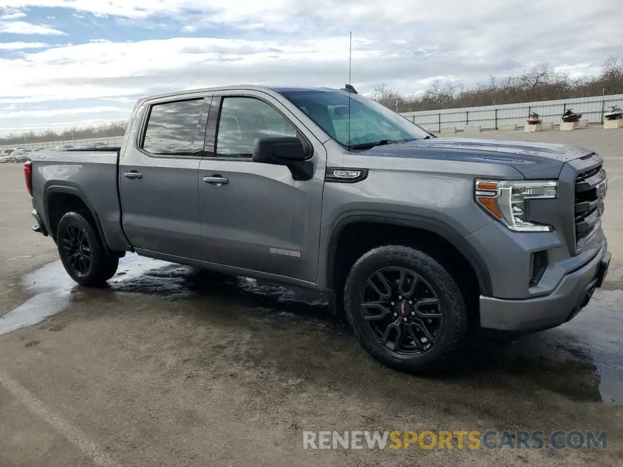 4 fotografías del automóvil dañado 1GTU9CED8MZ345170 GMC SIERRA 2021