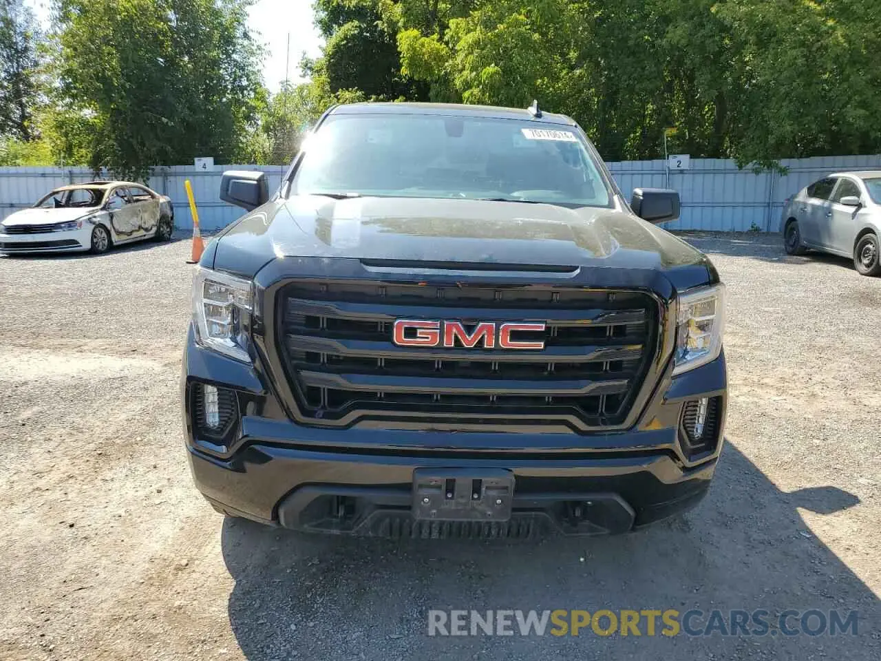 5 fotografías del automóvil dañado 1GTU9CED9MZ294777 GMC SIERRA 2021