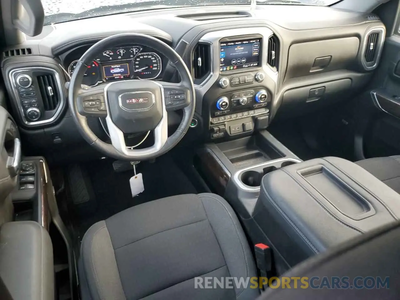 8 fotografías del automóvil dañado 1GTU9CED9MZ347378 GMC SIERRA 2021