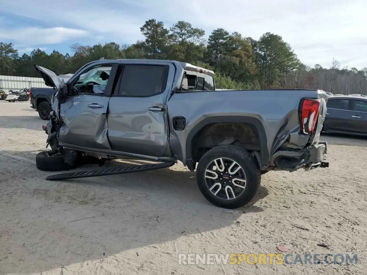 2 fotografías del automóvil dañado 1GTU9EET2MZ174774 GMC SIERRA 2021