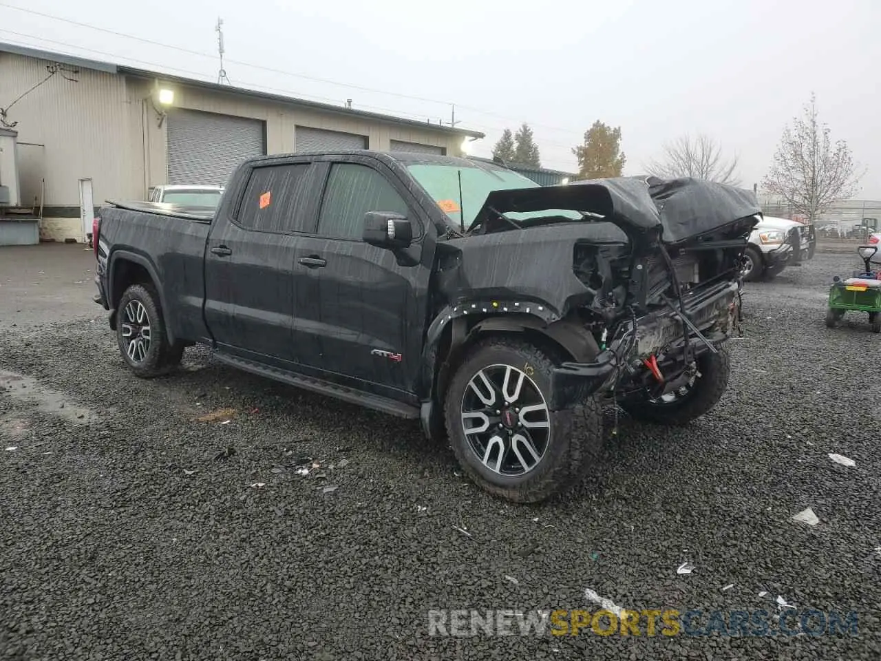 4 fotografías del automóvil dañado 1GTU9EET3MZ214568 GMC SIERRA 2021