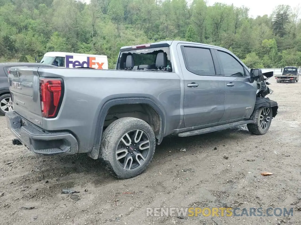 3 fotografías del automóvil dañado 1GTU9EET4MZ430672 GMC SIERRA 2021