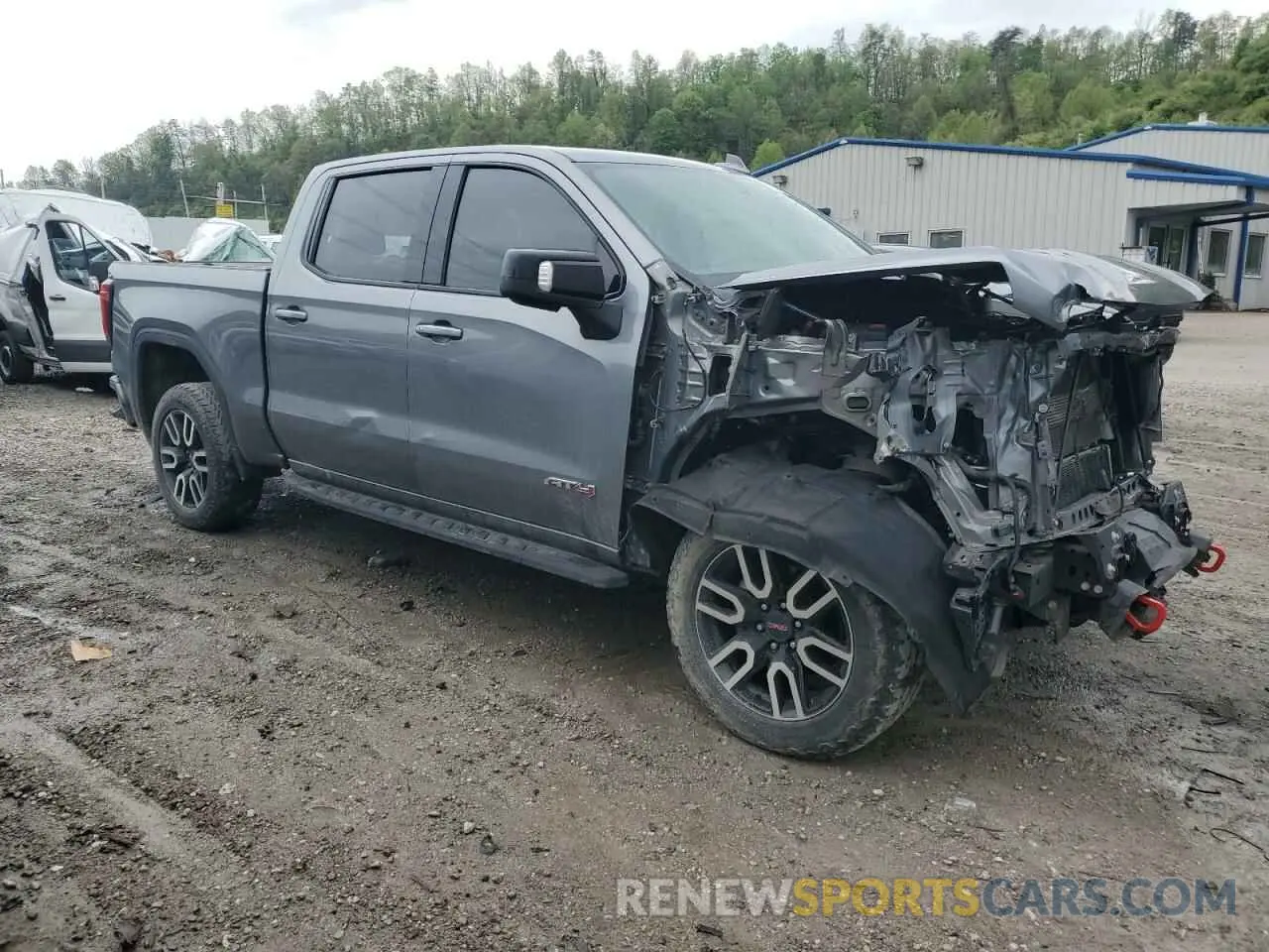 4 fotografías del automóvil dañado 1GTU9EET4MZ430672 GMC SIERRA 2021