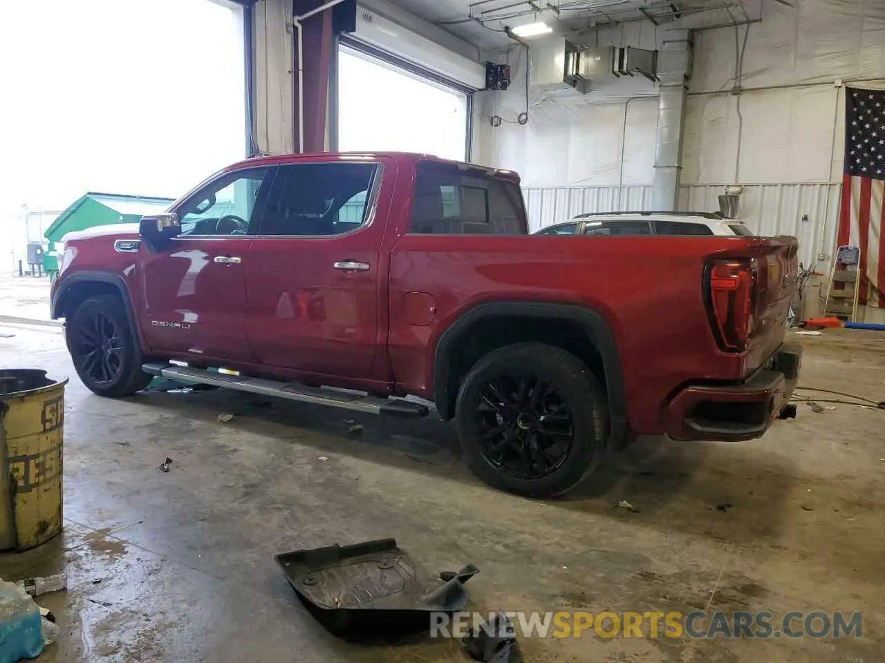 2 fotografías del automóvil dañado 1GTU9FET0MZ410425 GMC SIERRA 2021