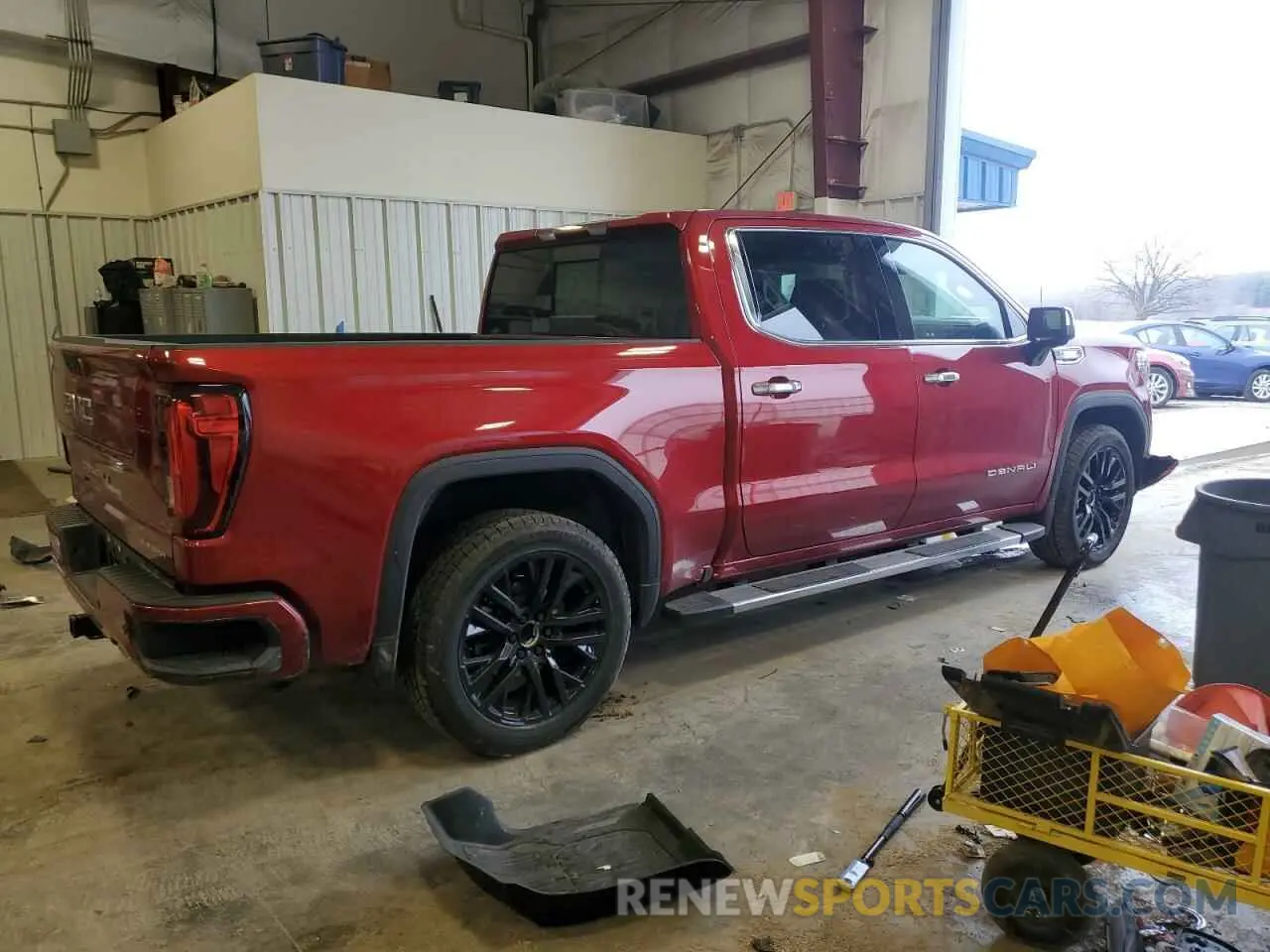 3 fotografías del automóvil dañado 1GTU9FET0MZ410425 GMC SIERRA 2021