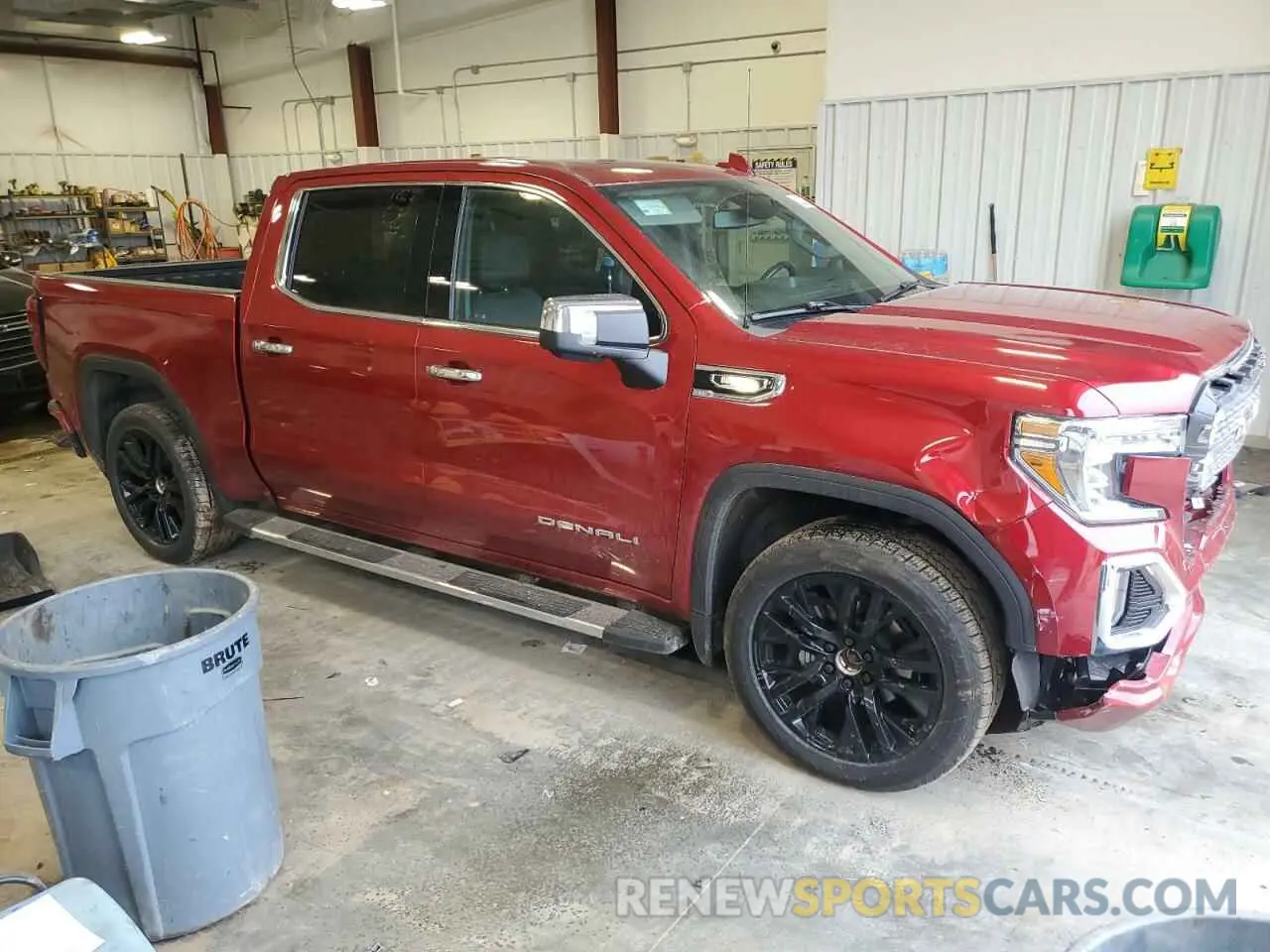 4 fotografías del automóvil dañado 1GTU9FET0MZ410425 GMC SIERRA 2021