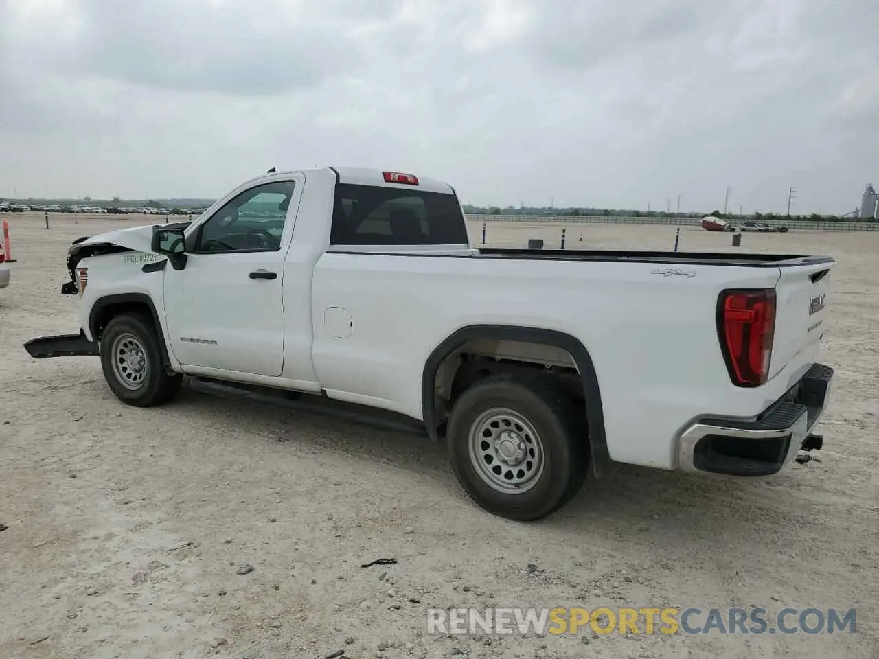 2 fotografías del automóvil dañado 3GTN9AEH9MG265193 GMC SIERRA 2021