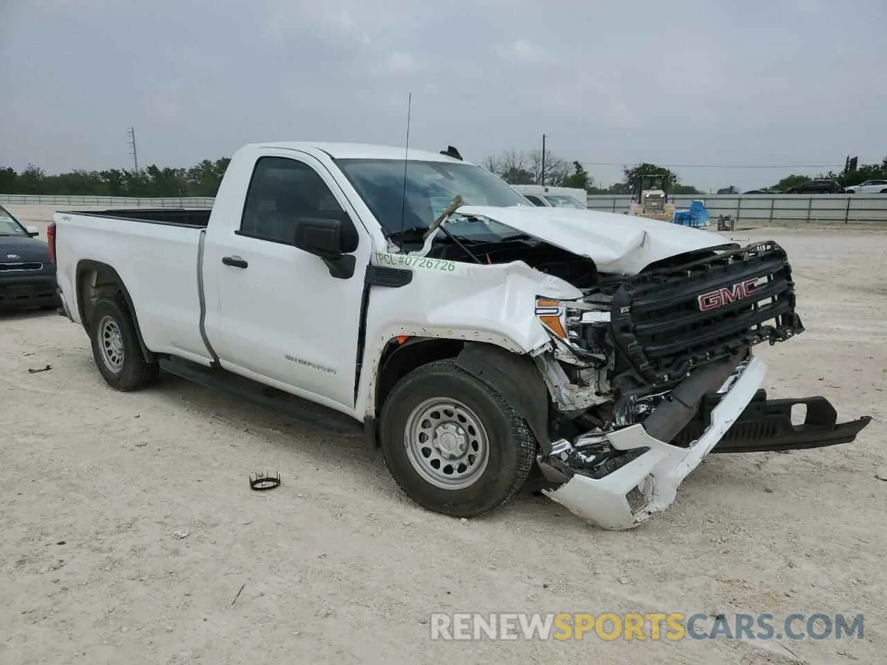 4 fotografías del automóvil dañado 3GTN9AEH9MG265193 GMC SIERRA 2021
