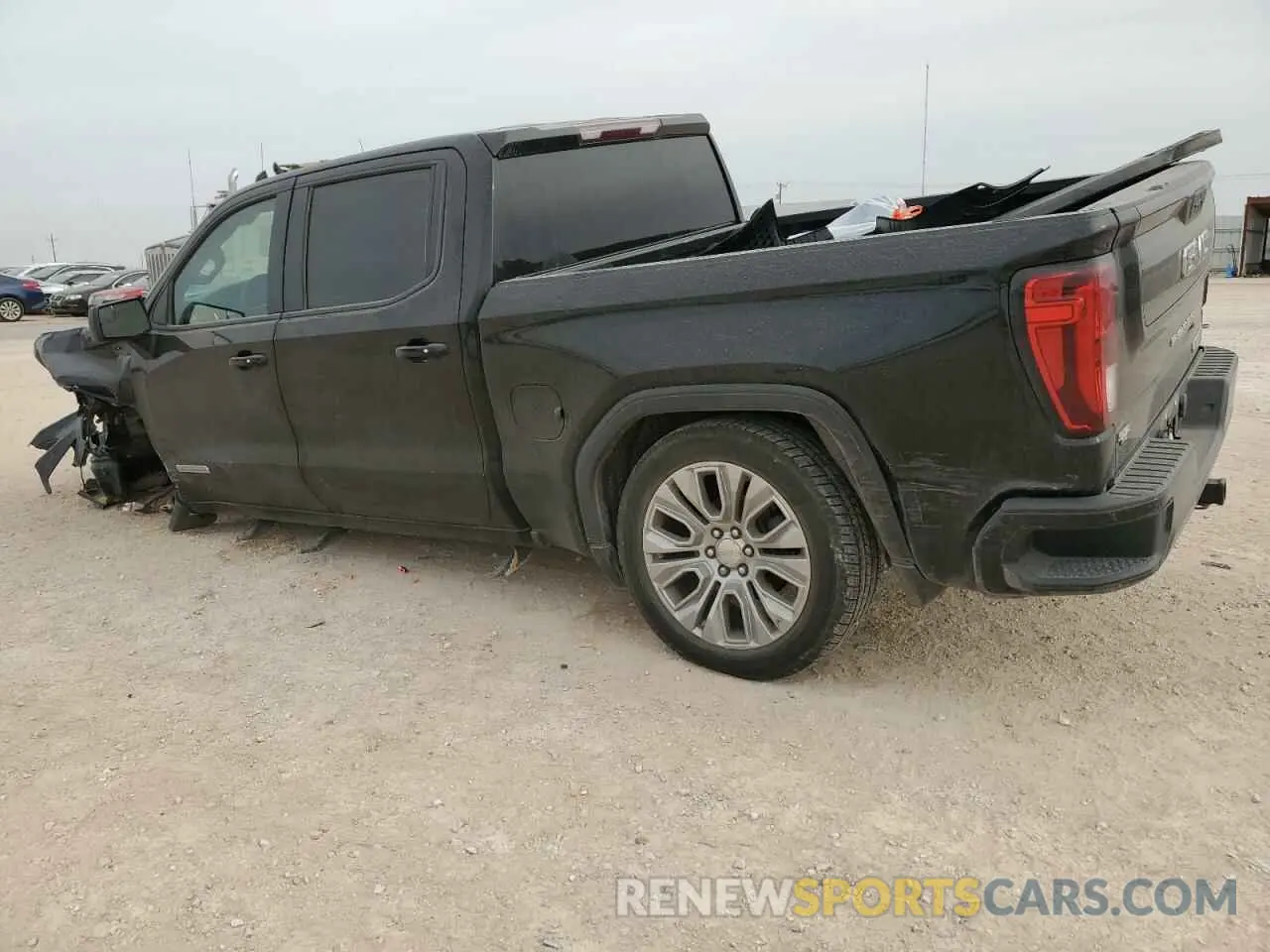 2 fotografías del automóvil dañado 3GTP8CED8MG291109 GMC SIERRA 2021