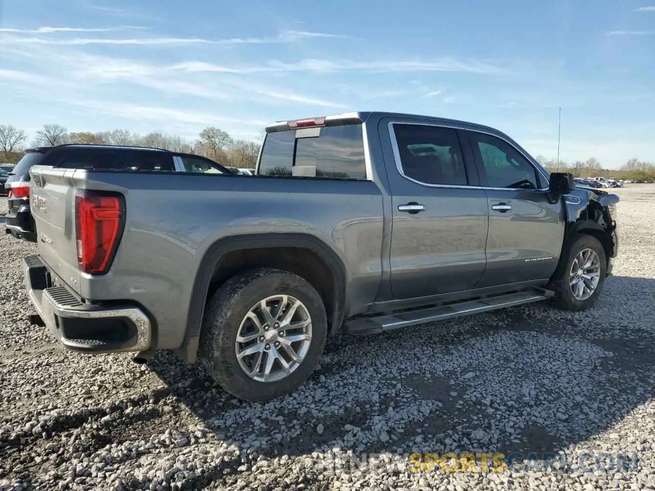 3 fotografías del automóvil dañado 3GTP8DED1MG433466 GMC SIERRA 2021