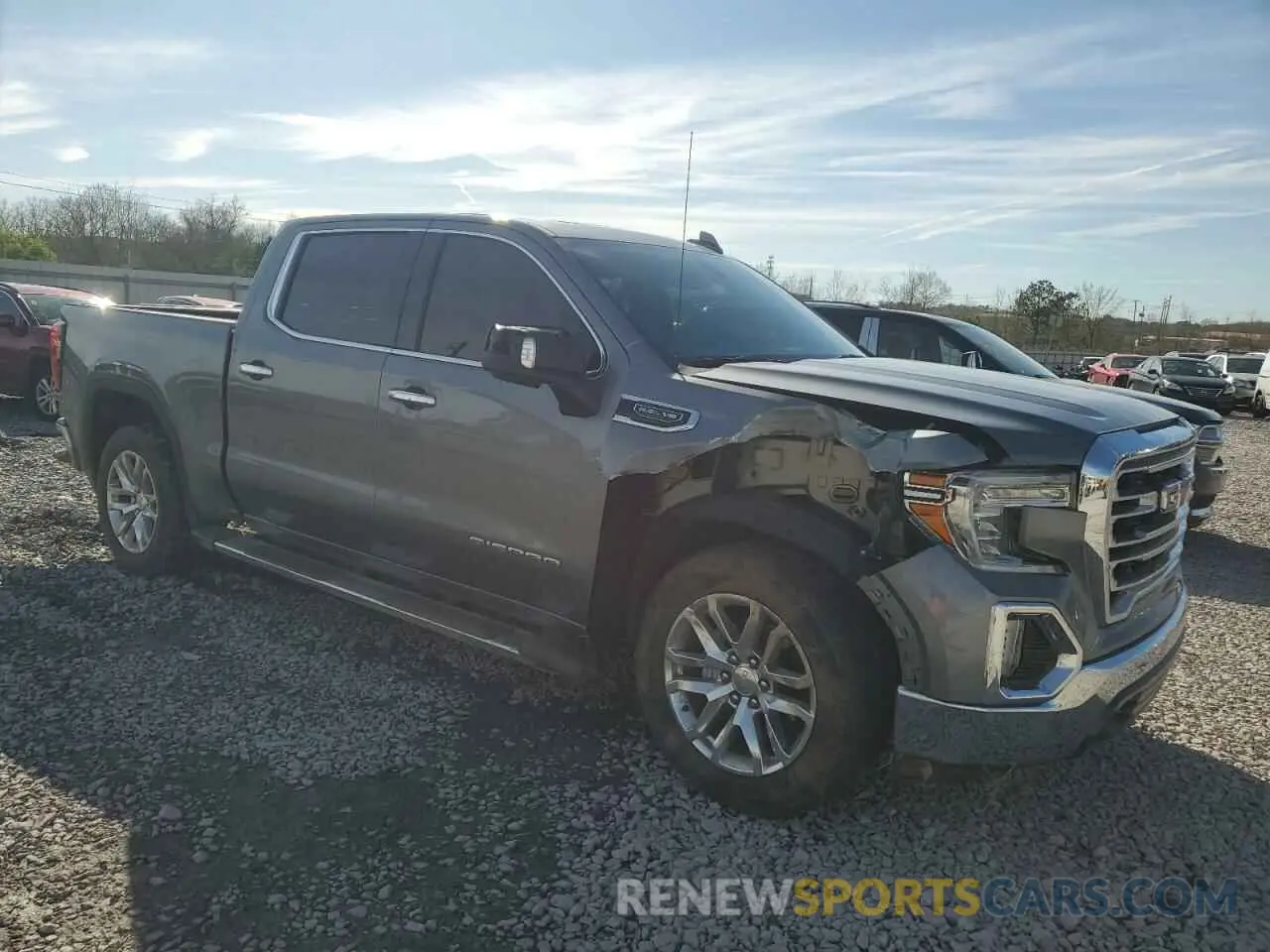4 fotografías del automóvil dañado 3GTP8DED1MG433466 GMC SIERRA 2021